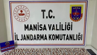 Manisa’nın Salihli ilçesinde jandarma ekiplerinin gerçekleştirdiği operasyonda 630 adet uyuşturucu
