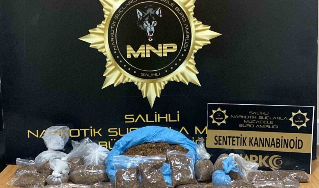Manisa’nın Salihli ilçesinde faaliyet gösteren Emniyet Müdürlüğü, Ocak-Eylül döneminde uyuşturucu