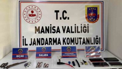 Manisa’nın Salihli ilçesinde jandarma ekipleri tarafından gerçekleştirilen bir operasyonda, uyuşturucu