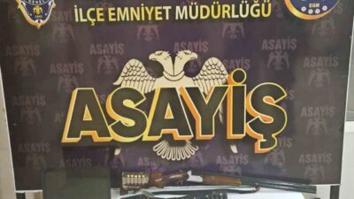 Samandağ ilçesinde gerçekleştirilen operasyonda ruhsatsız silah, uyuşturucu madde ve dijital