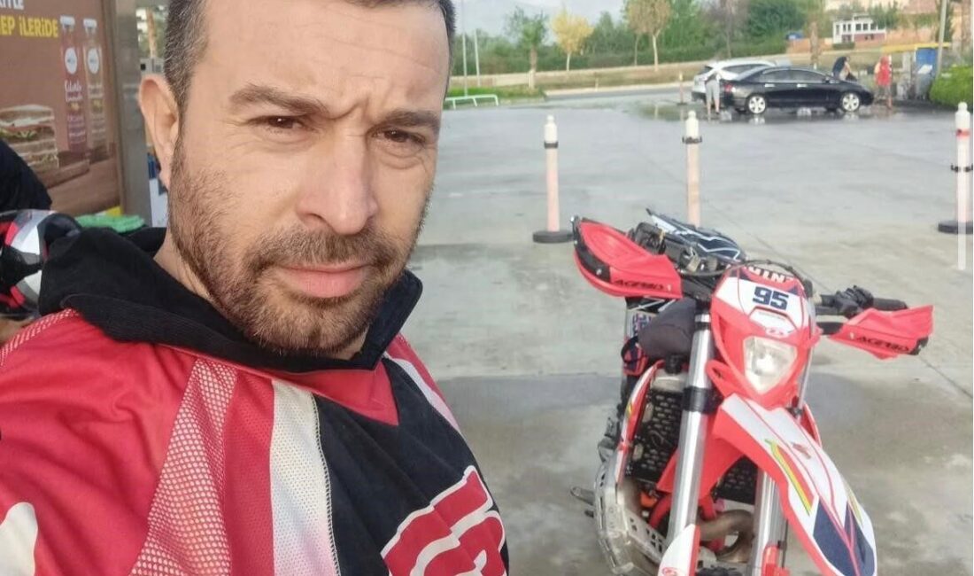 Ödemişli bir motosiklet tutkunu olan 42 yaşındaki Özgür Çapacı, dün