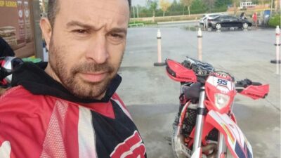 Ödemişli bir motosiklet tutkunu olan 42 yaşındaki Özgür Çapacı, dün