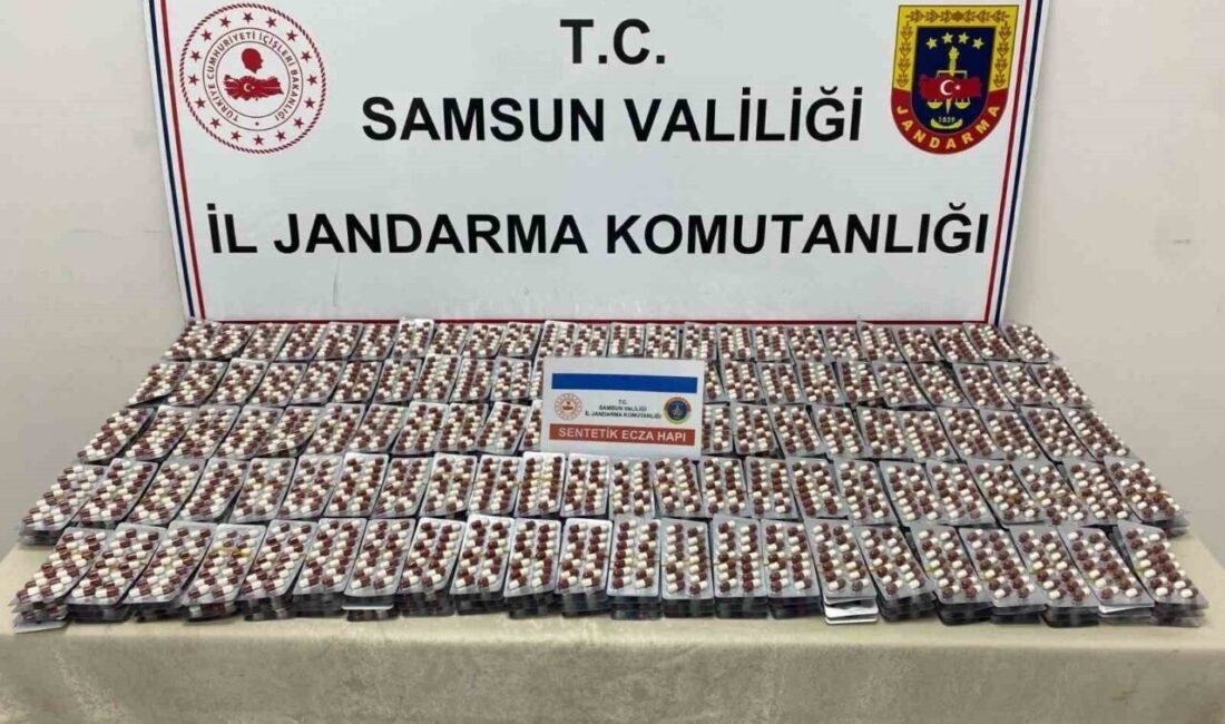 Samsun’da jandarma ekipleri tarafından gerçekleştirilen bir uyuşturucu operasyonunda 6 bin
