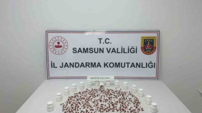 Samsun’da, İl Jandarma Komutanlığı ekipleri tarafından uyuşturucu imal ve ticaretiyle