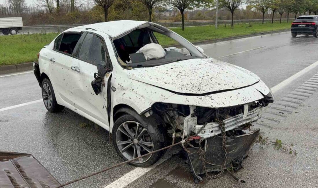Samsun’da meydana gelen trafik kazasında 3 kişi yaralandı. Kaza, Terme