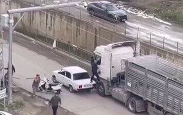 Atakum ilçesinde belirlenemeyen bir nedenle başlayan bir tartışma kısa sürede