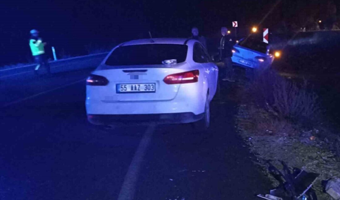 Samsun’un Havza ilçesinde meydana gelen trafik kazasında 3 araç karıştı