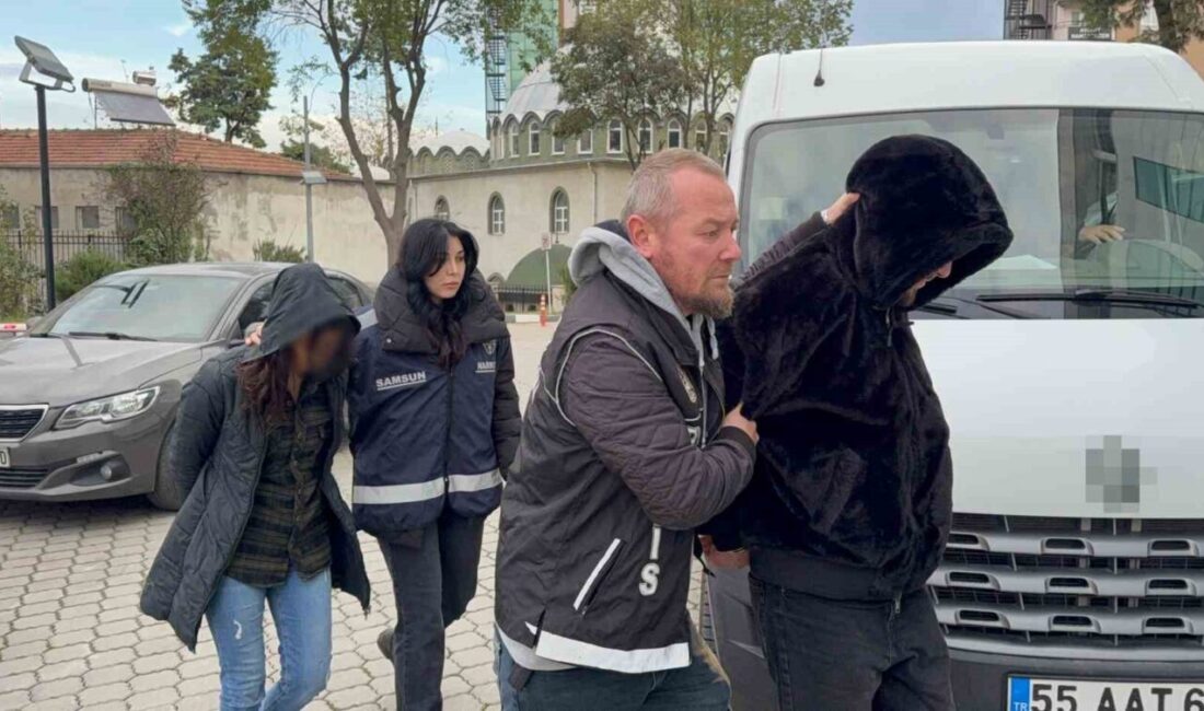 Samsun’da, Narkotik polisi tarafından gerçekleştirilen 2 ayrı uyuşturucu operasyonunda, ikametlerinde