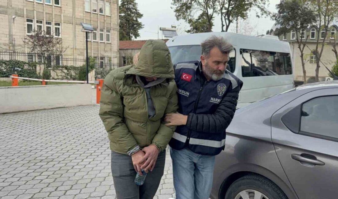 Samsun Emniyet Müdürlüğü Narkotik Suçlarla Mücadele Şube Müdürlüğü ekipleri, uyuşturucu