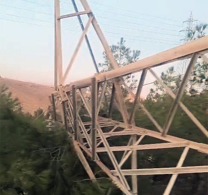 Şanlıurfa’nın Eyyübiye ilçesinde meydana gelen elektrik direği hırsızlığı sonrası Dicle