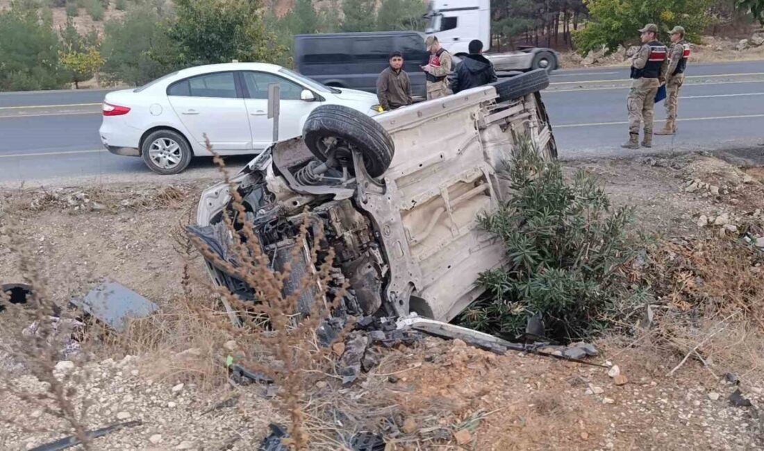 Şanlıurfa’da meydana gelen bir trafik kazasında, bir baba ile oğlu