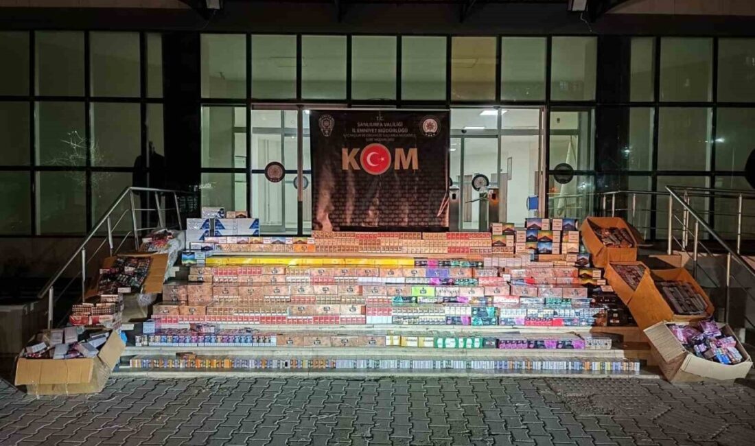 Şanlıurfa’da polis ekipleri tarafından gerçekleştirilen operasyonda, piyasa değeri 3 milyon