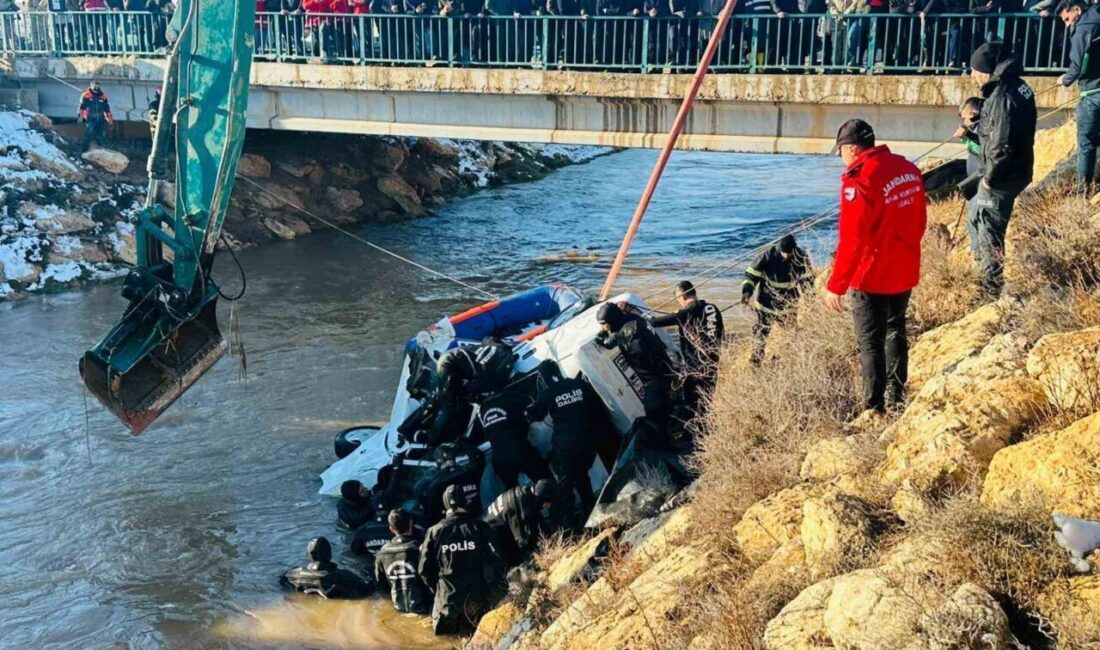Harran ilçesinde, tahliye kanalına düşen araçta bulunan 3 çocuğun cansız