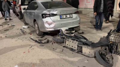 Şanlıurfa’nın Ceylanpınar ilçesinde meydana gelen trafik kazasında, motosiklet ile pikap