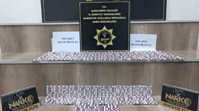 Şanlıurfa İl Emniyet Müdürlüğü ekipleri, narkotik suçlarla mücadele kapsamında bir