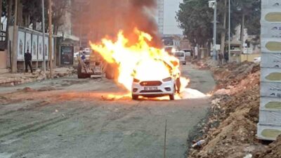 Hatay’da bir şantiye alanında yürütülen çalışmalar sırasında meydana gelen doğalgaz