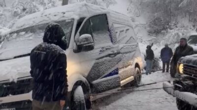 Düzce’de yayla turuna çıkan Düzce Safari Off-Road kulübü üyeleri, Samandere