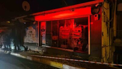 Sarıyer’de gece saatlerinde meydana gelen olayda, 2 katlı bir binanın