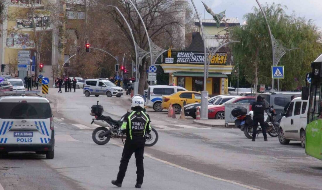 İzmit ilçesinde, bir kişi bugün öğleden sonra bir taksi durağında