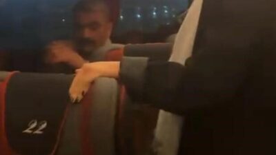 Ankara’da gerçekleşen olayda, Metro Turizm’e ait bir şehirlerarası yolcu otobüsünde