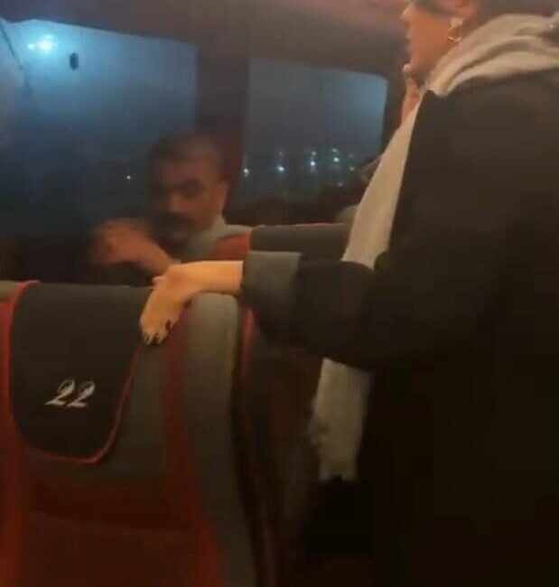 Ankara’da gerçekleşen olayda, Metro Turizm’e ait bir şehirlerarası yolcu otobüsünde