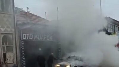 Kırşehir’de, Kuşdilli Mahallesi Eski Buğday Pazarı Kavşağı’nda seyir halindeki bir