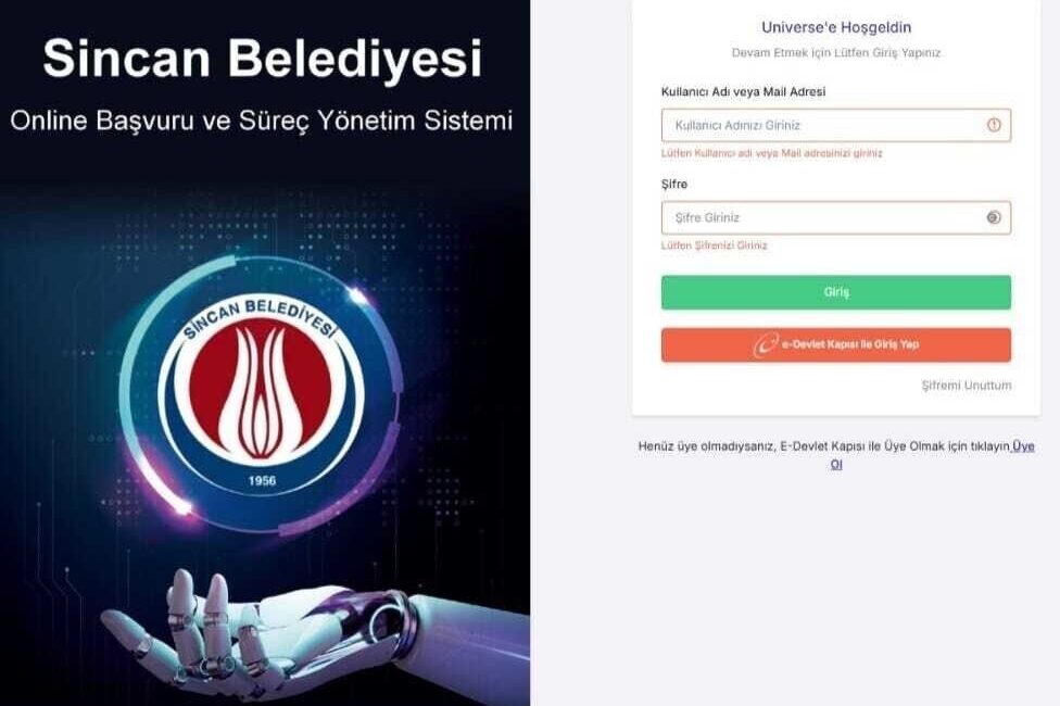 Sincan Belediyesi, İmar ve Şehircilik Müdürlüğü tarafından gerçekleştirilen hizmetlerde dijital