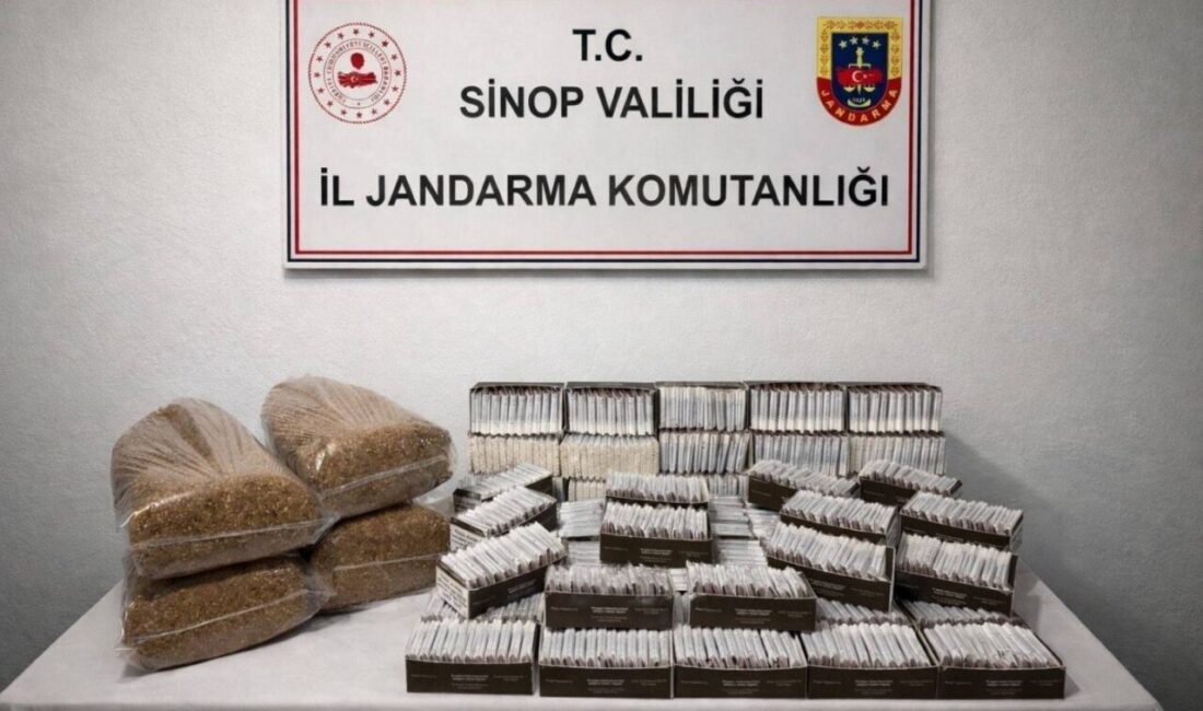 Sinop İl Jandarma Komutanlığı ekipleri, Boyabat ilçesinde yürüttükleri istihbari çalışmalar