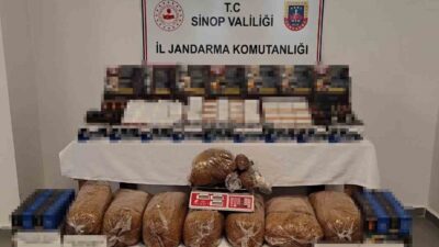Sinop’un Gerze ilçesinde jandarma birimleri tarafından gerçekleştirilen operasyonda büyük miktarda