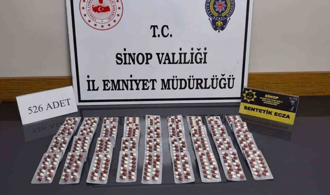 Sinop’ta gerçekleştirilen bir operasyonda, Narkotik Suçlarla Mücadele Şube Müdürlüğü ekipleri