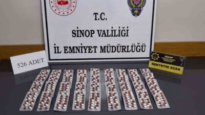 Sinop’ta gerçekleştirilen bir operasyonda, Narkotik Suçlarla Mücadele Şube Müdürlüğü ekipleri