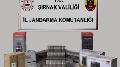 Şırnak’ta gerçekleştirilen operasyonlarda kaçakçılık ve narkotik suçlarla mücadele kapsamında araması