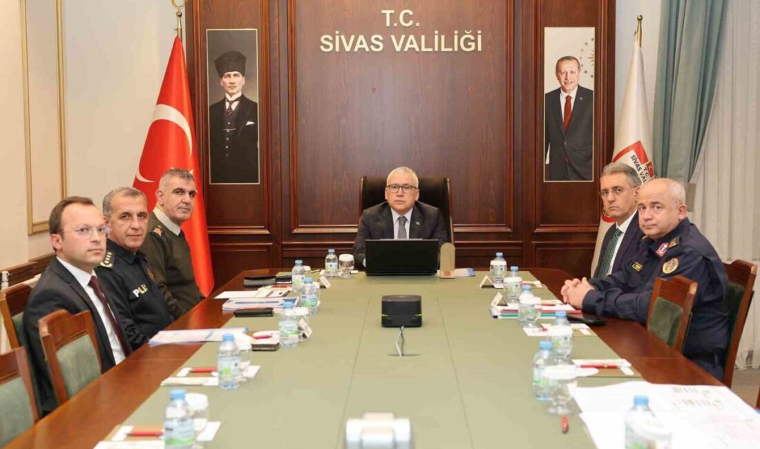 Sivas Valiliği, şehirde güvenlik ve kamu düzenini sağlamaya yönelik yürütülen