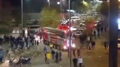 Siverek ilçesinde bir apartmanda çıkan yangın sonucunda 9 kişi dumandan