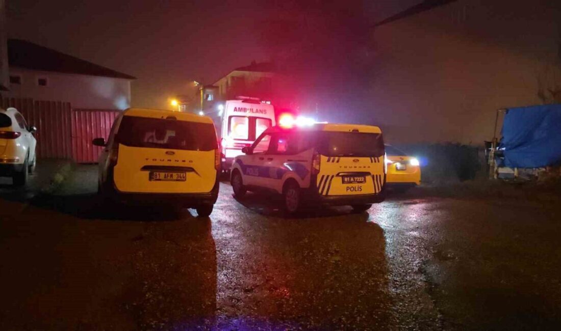 Düzce’de tek başına yaşayan bir görme engelli şahıs, evindeki sobadan