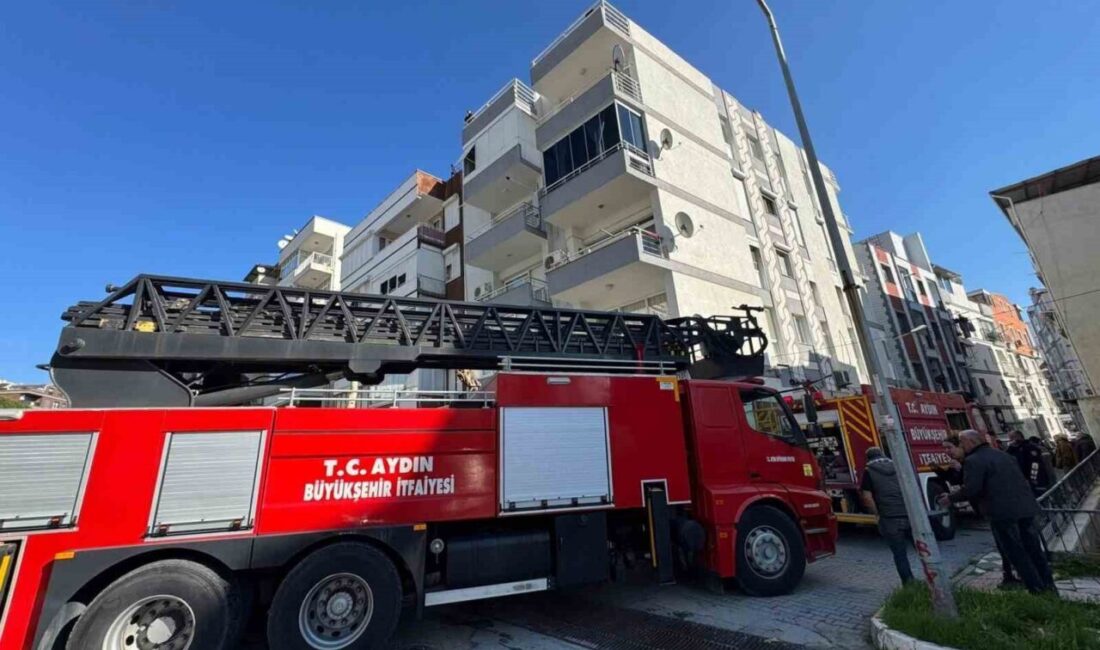 Söke ilçesindeki bir evde meydana gelen aspiratör yangını kısa sürede
