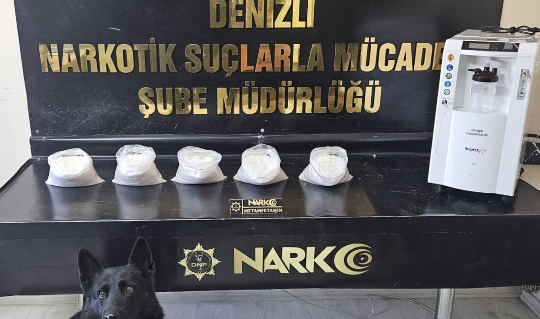 Denizli’de uyuşturucu tacirlerinin kullanmış oldukları yeni bir yöntem, herkesi şaşkına