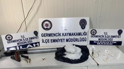 Germencik ilçesinde şüpheli bir şahsın ikametinde gerçekleştirilen aramada 2 kilogram