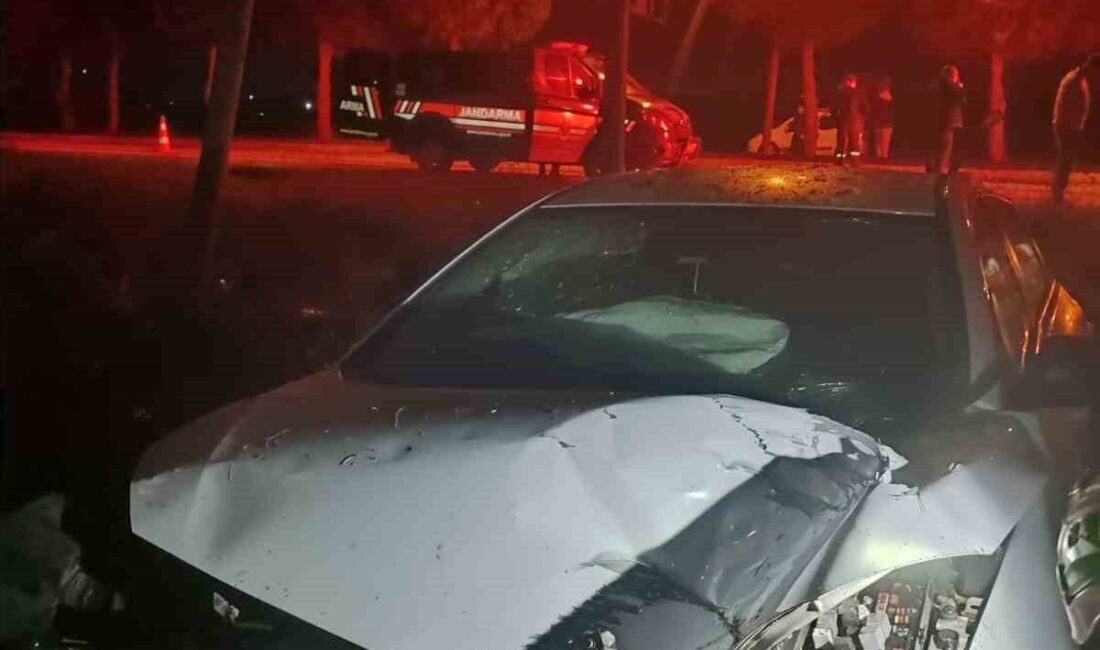 Susurluk ilçesinin Göbel Mahallesi girişinde meydana gelen tek taraflı trafik