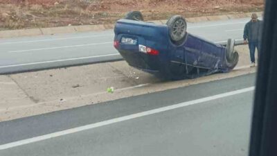 Siirt’in Kurtalan ilçesinde bir otomobilin sürücüsünün kontrolünü kaybetmesi sonucu meydana
