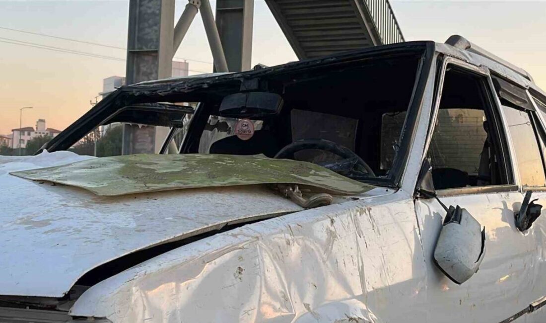 Hatay ilinde, bir otomobilin takla atması sonucu sürücüsü yaralandı. Kaza,