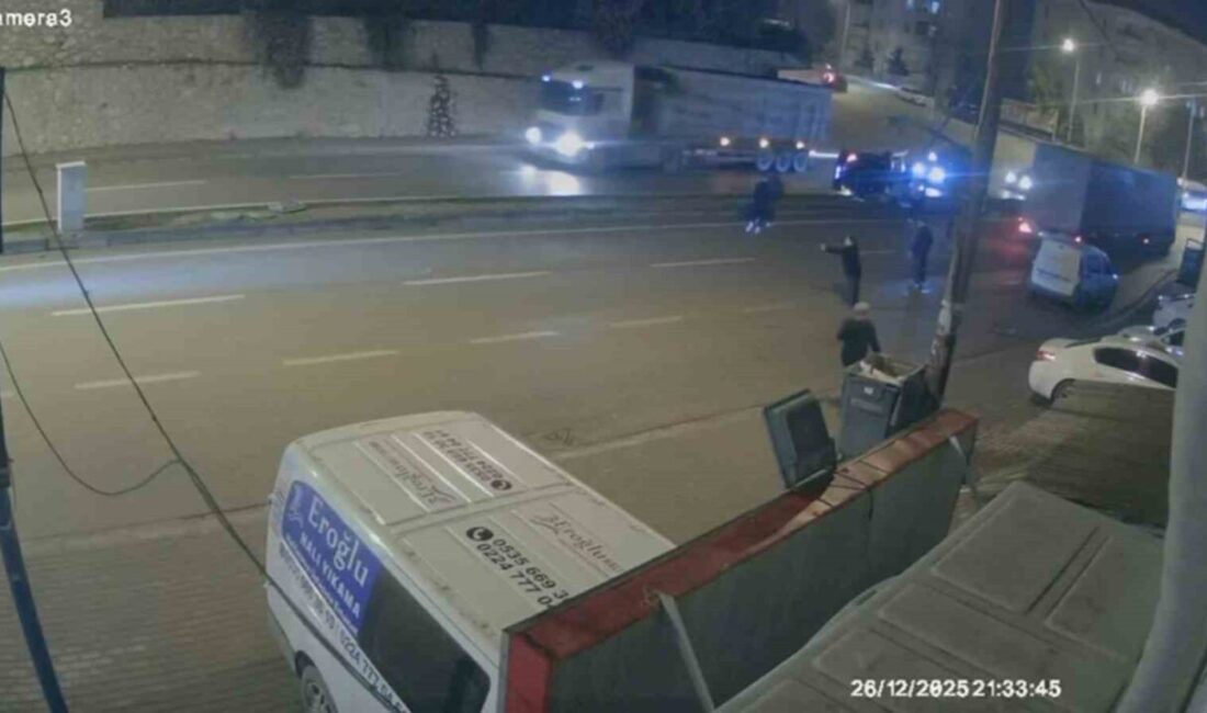 İnegöl’de Meydana Gelen Trafik Kazasının Görüntüleri Ortaya Çıktı Bursa’nın İnegöl