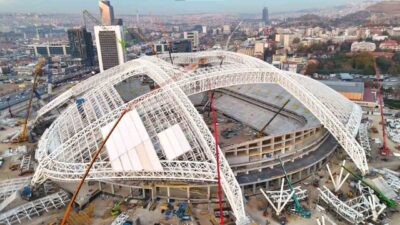 Ankara’daki 19 Mayıs Stadyumu’nun tamamlanmasıyla dünya sıralamasına gireceği bildiriliyor. Simge