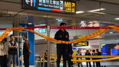 Tayvan’ın başkenti Taipei’de bir metro istasyonunda meydana gelen sis bombalı