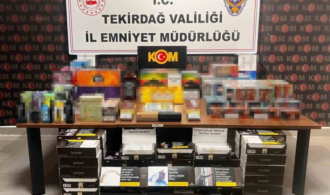 Tekirdağ İl Emniyet Müdürlüğü ekipleri, 26 Kasım-03 Aralık 2025 tarihleri