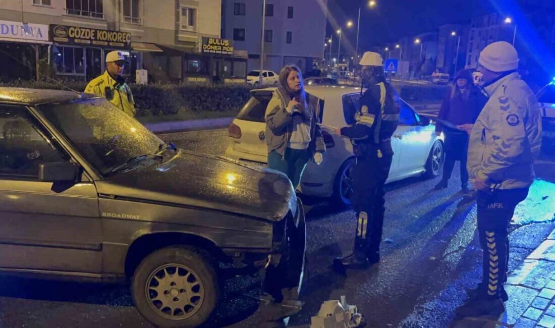 Çorlu, Tekirdağ’da meydana gelen maddi hasarlı kaza sonrasında sürücülerden biri,