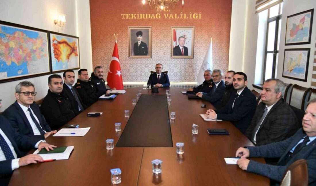 Tekirdağ’da yılbaşı tedbirleri kapsamında 2 bin 816 güvenlik personeli görev