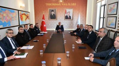 Tekirdağ’da yılbaşı tedbirleri kapsamında 2 bin 816 güvenlik personeli görev