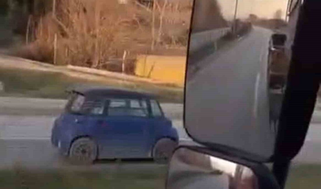 Karabük’te, Karabük-Kastamonu kara yolunda trafiğin akışına aykırı hareket eden bir