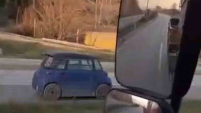 Karabük’te, Karabük-Kastamonu kara yolunda trafiğin akışına aykırı hareket eden bir